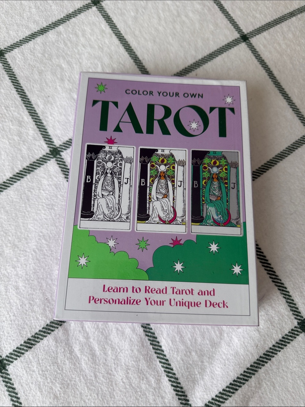 Color Your Own Tarot Deck - Purple & Green Box